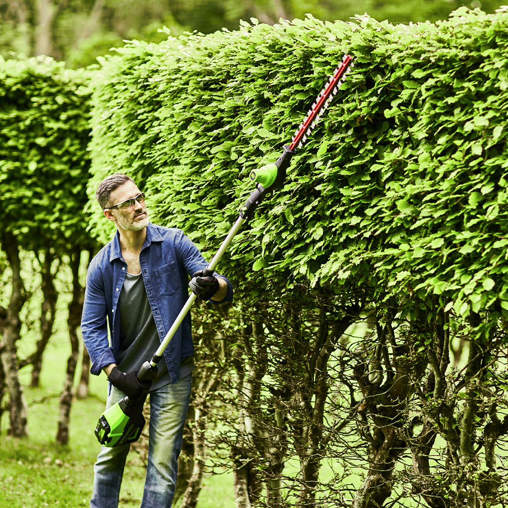 Teleskopické nožnice na živý plot 60 V 51 cm, 2. generácia - iba náradie