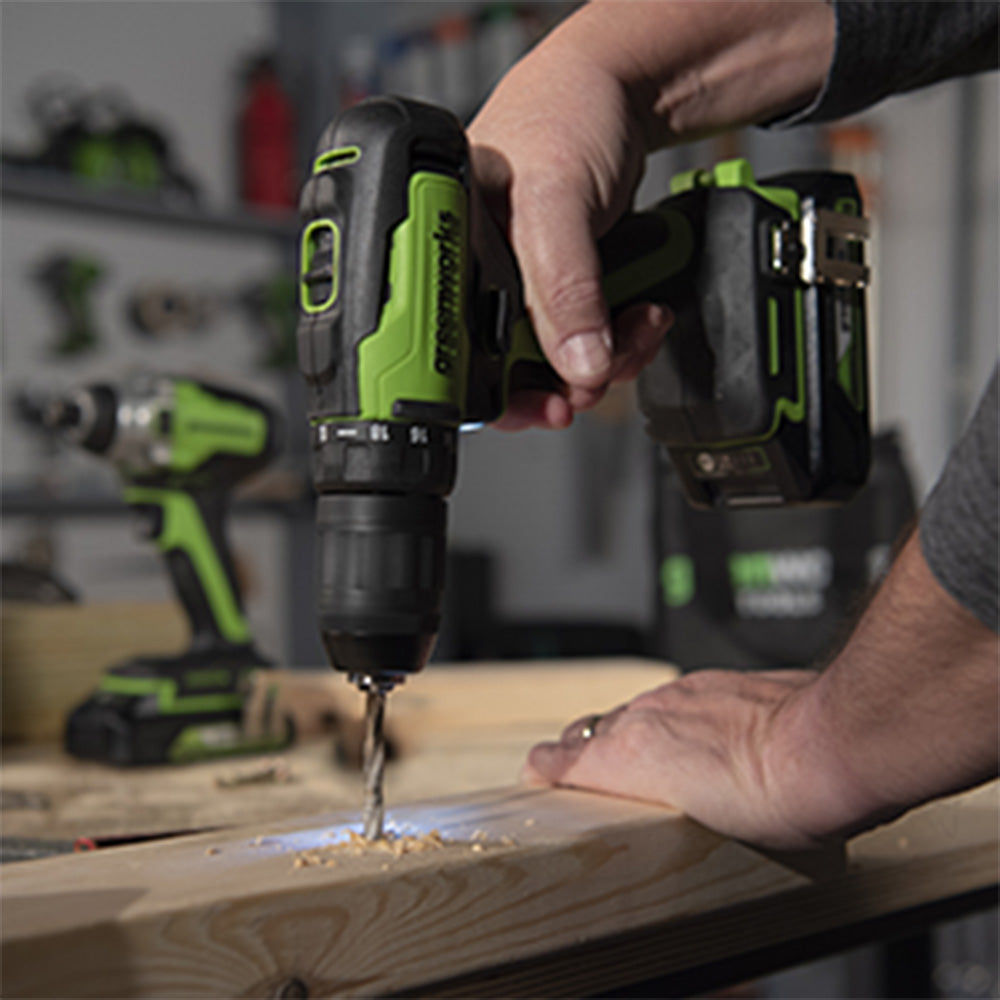 Vŕtačka POWERALL 24 V, 35 Nm - 2 Ah batéria