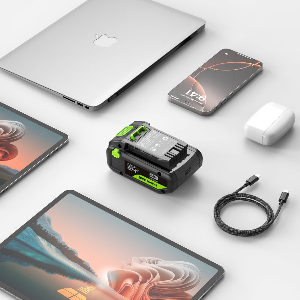 POWERALL 24 V štartovacia súprava, 4 Ah USB-C batéria + 65 W nabíjačka