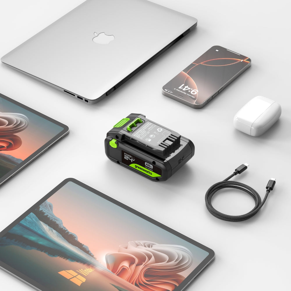 POWERALL 24V bezkontaktná turbo batéria USB-C 4Ah