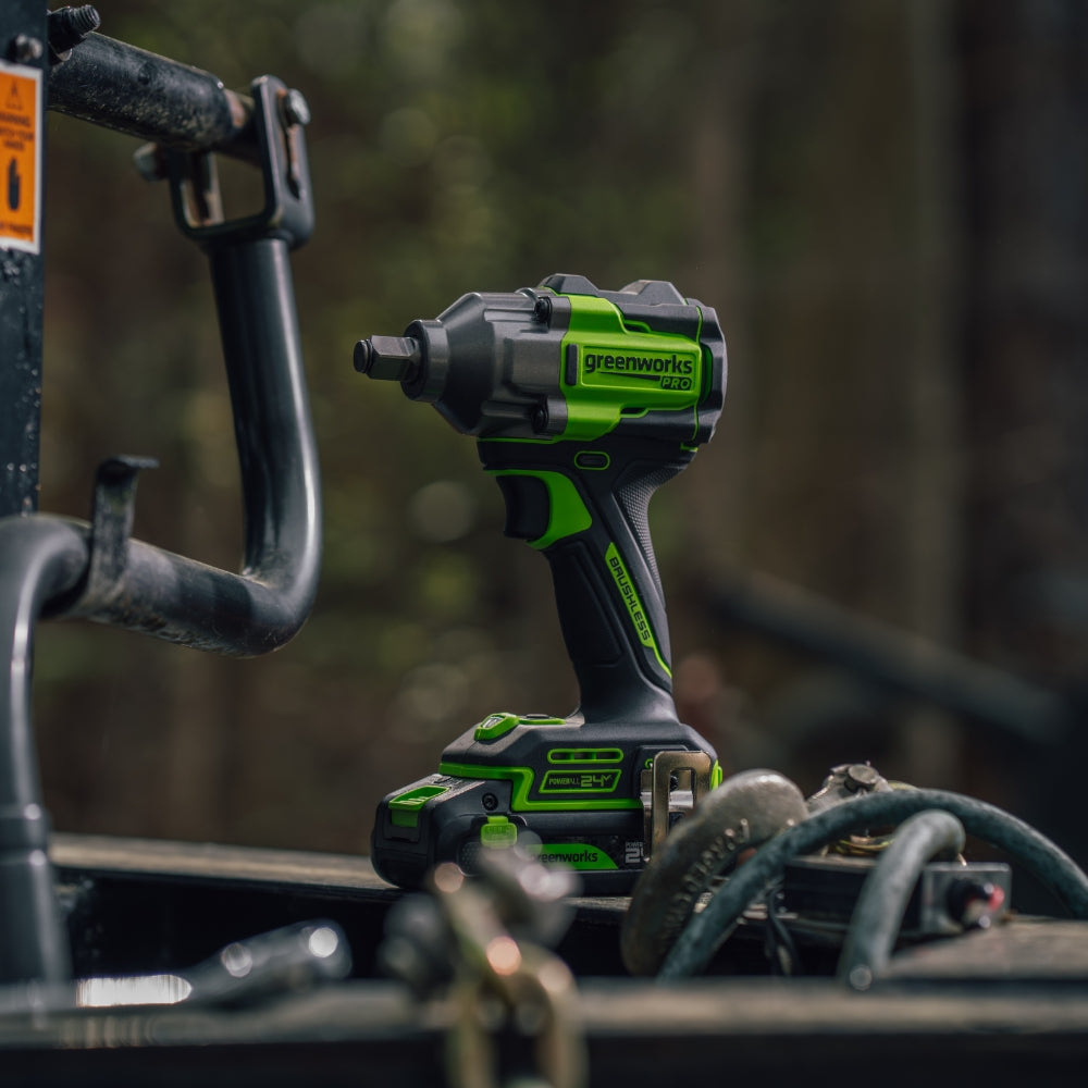 POWERALL 24V PRO rázový uťahovač 550Nm - 2x 4Ah batéria