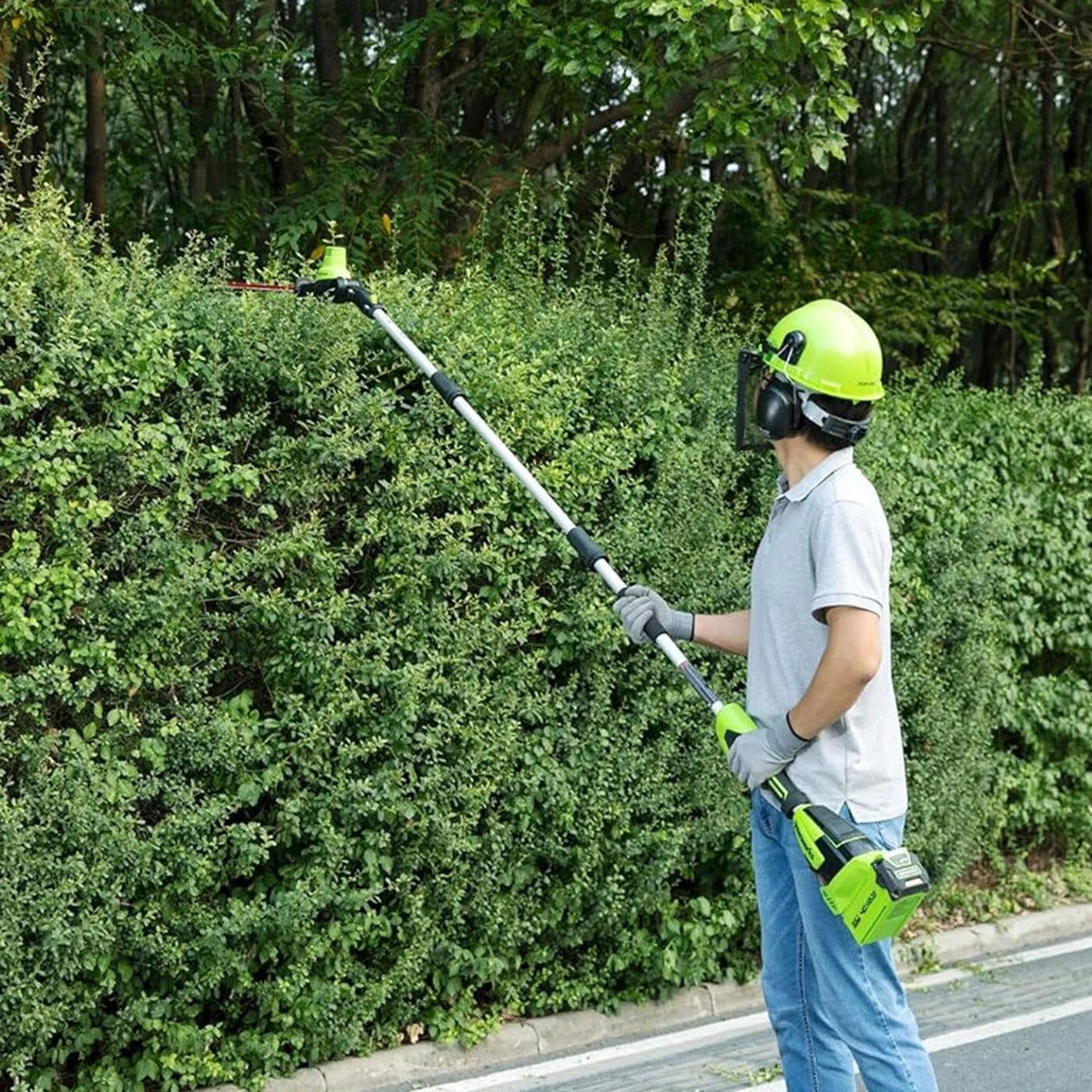 40V teleskopická píla a nožnice na živý plot Gen. II - 2x 2Ah batéria