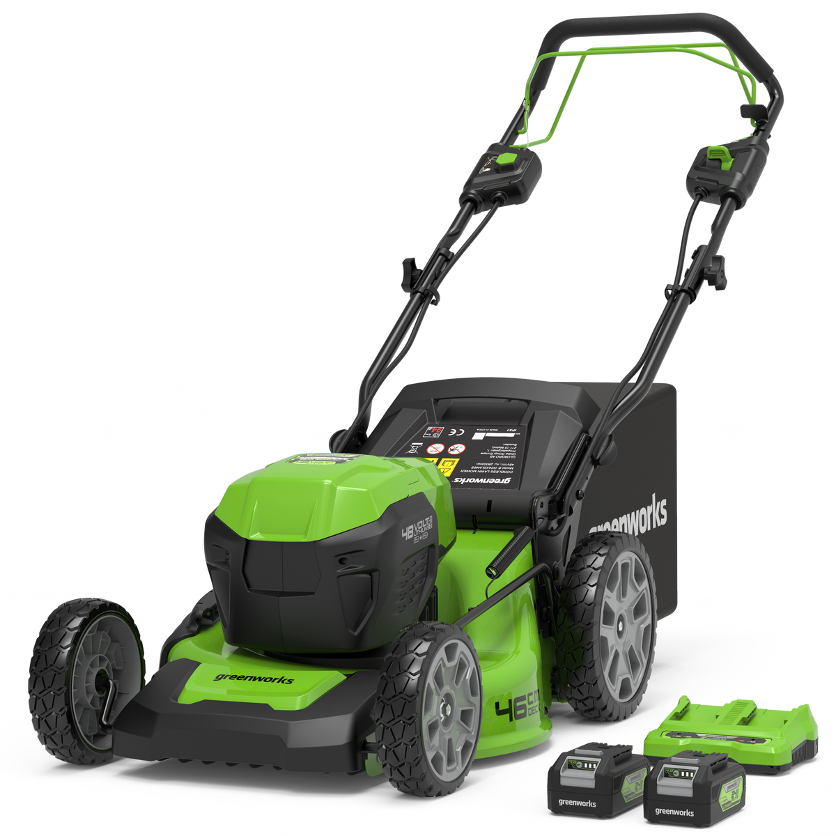 POWERALL 48V (24V x 2) kosačka na trávu SP 46cm - 2x 4Ah batéria