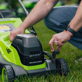 POWERALL 48V (24V x 2) kosačka na trávu 36cm - 2x 4Ah batéria