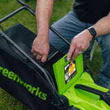 POWERALL 48V (24V x 2) kosačka na trávu 36cm - 2x 4Ah batéria