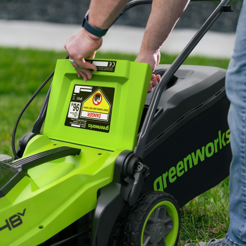 POWERALL 48V (24V x 2) kosačka na trávu 36cm - 2x 4Ah batéria