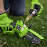 POWERALL 24V mini reťazová píla 10cm Gen. II s predlžovacou tyčou - batéria 2Ah