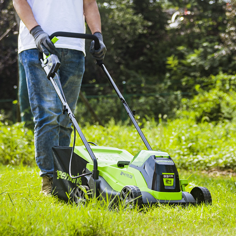 POWERALL 24V kosačka na trávu 33cm - batéria 2Ah