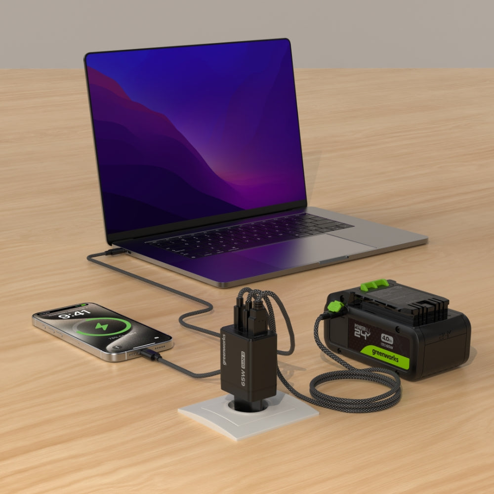 POWERALL 24 V štartovacia súprava, 4 Ah USB-C batéria + 65 W nabíjačka
