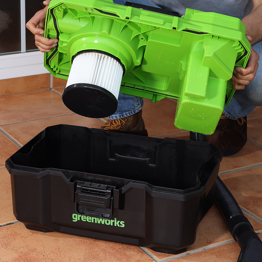 POWERALL 24V vysávač na mokré a suché vysávanie - iba náradie