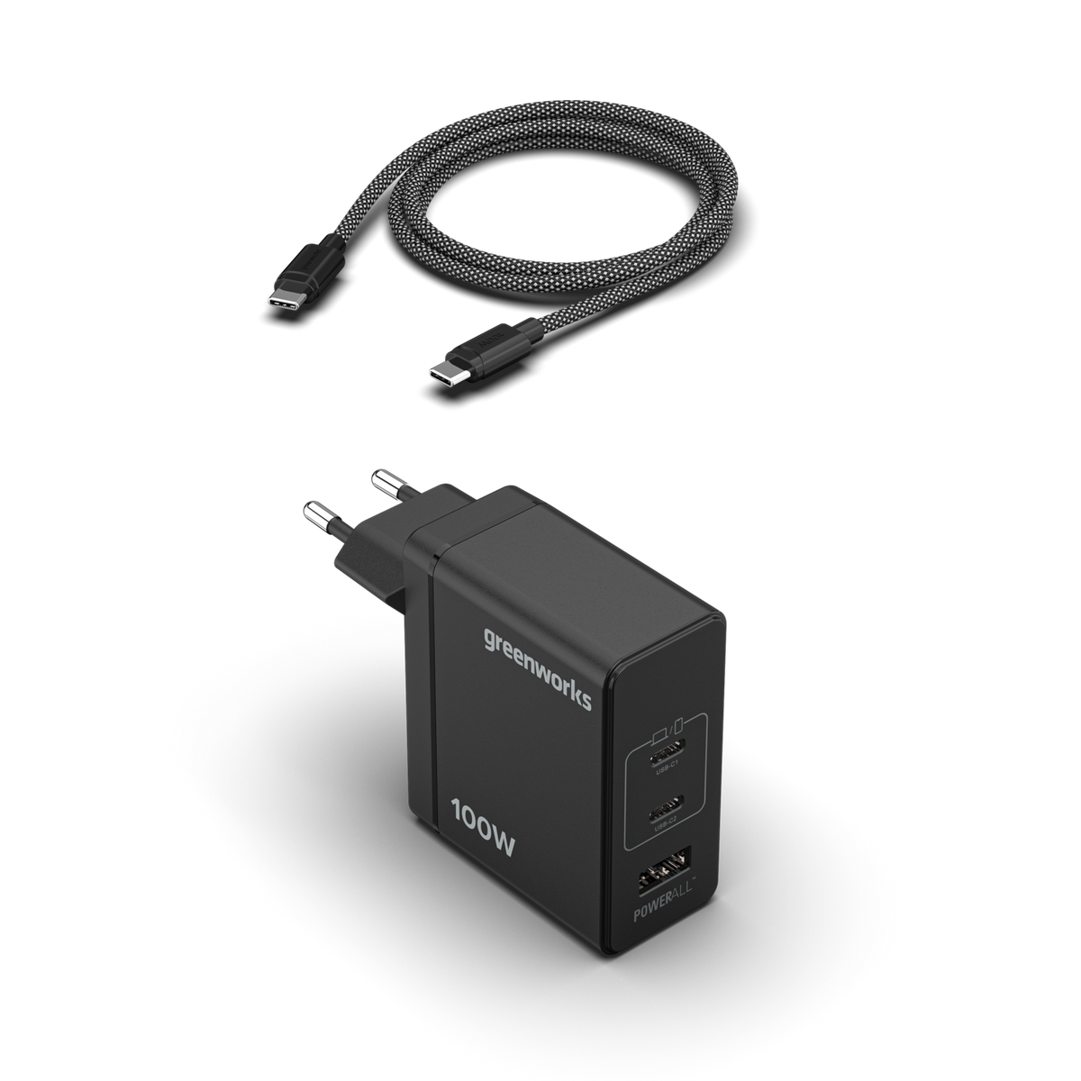 POWERALL 24V 100W USB-C nabíjačka + 100W USB-C kábel