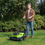 POWERALL 48 V (24 V x 2) vertikutátor / prevzdušňovač 2 v 1, 38 cm - iba náradie