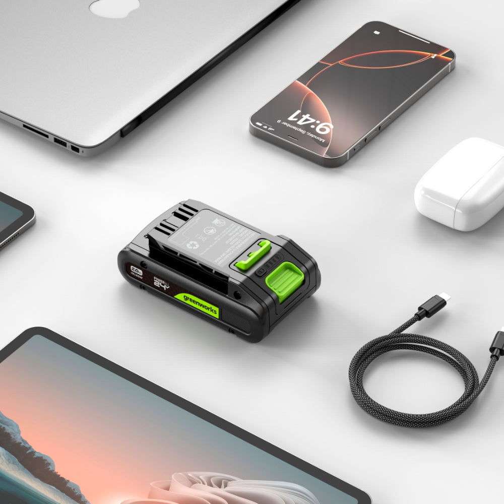POWERALL 24 V štartovacia súprava, 2 Ah USB-C batéria + 65 W nabíjačka