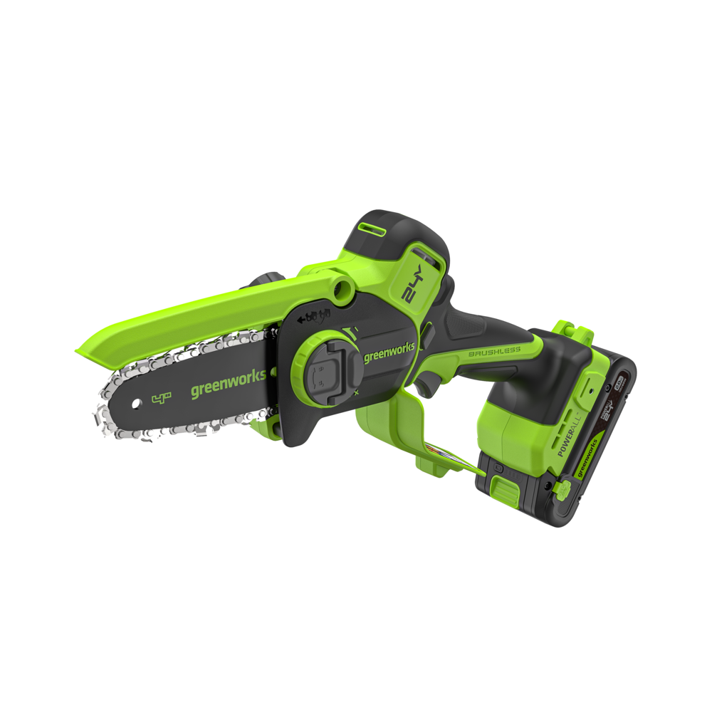 POWERALL 24V mini reťazová píla 10cm Gen. II s predlžovacou tyčou - batéria 2Ah