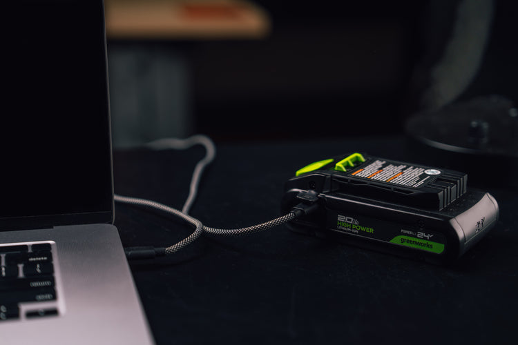 POWERALL 24 V 2x vysokovýkonná USB-C batéria 2 Ah
