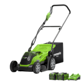 40V kosačka na trávu 35cm - 2x 2Ah batéria
