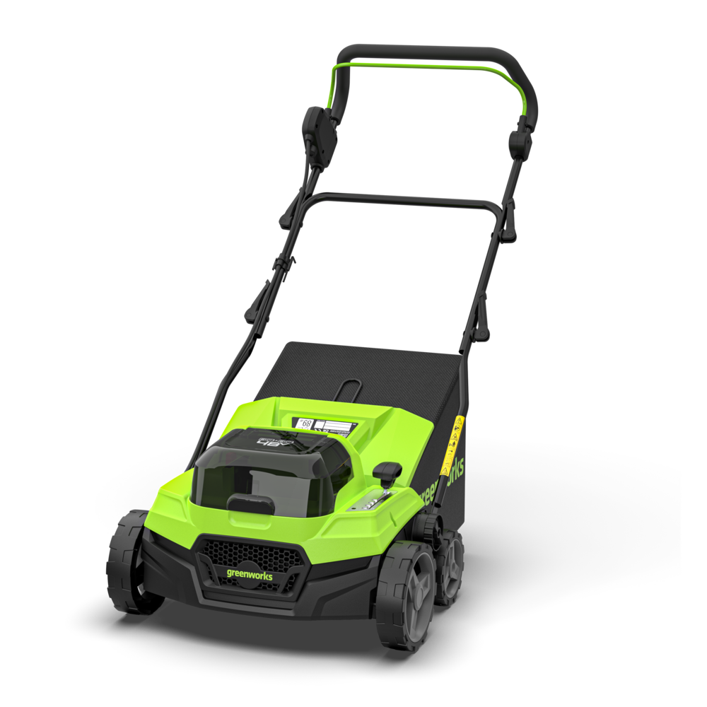 POWERALL 48 V (24 V x 2) vertikutátor / prevzdušňovač 2 v 1, 38 cm - iba náradie