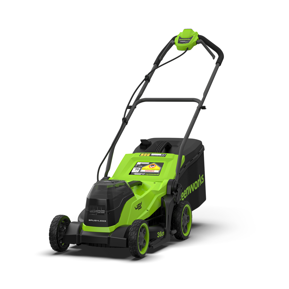 POWERALL 48V (24V x 2) kosačka na trávu 36cm - iba náradie