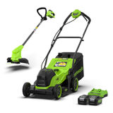 Kosačka na trávu POWERALL 48V (24V x 2) 36cm + strunová kosačka 24V 25cm Gen. II, súprava