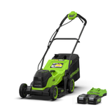 POWERALL 48V (24V x 2) kosačka na trávu 36cm - 2x 4Ah batéria